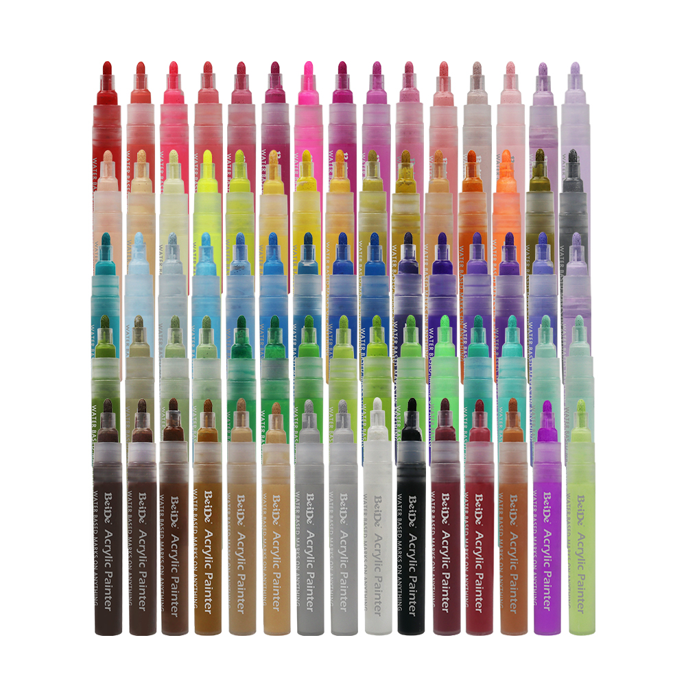6MM Reversible Bullet & Chisel Acrylic Paint Pen